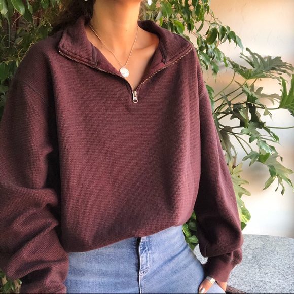 SOLD Red Head Brand Co | Maroon 1/4 Zip Pullover - Picture 2 of 10